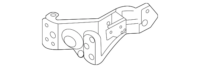Fender Bracket - Mazda (dfr552240)