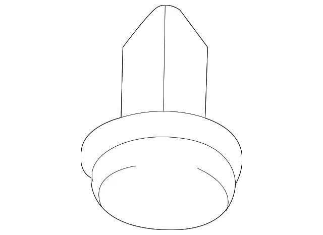 Wheel Opening Molding Retainer Clip - Mazda (dfr751w24)