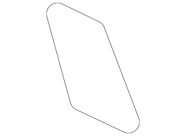 Rear Spoiler Insulator - Mazda (dfr851979)