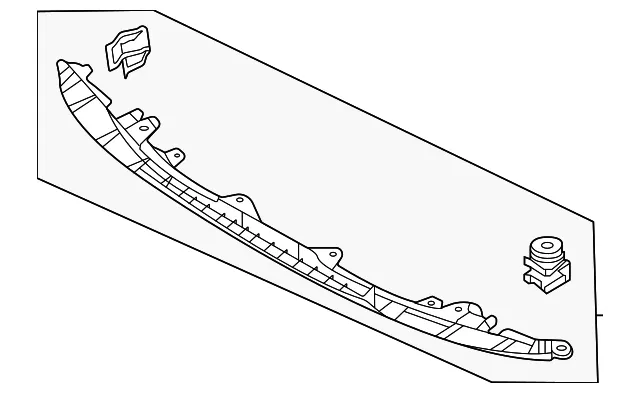 Bumper Cover Reinforcement Beam - Mazda (dgh9500s0)