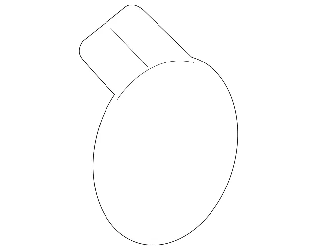 Bumper Cover Hole Cover - Mazda (dgh9505a1bb)