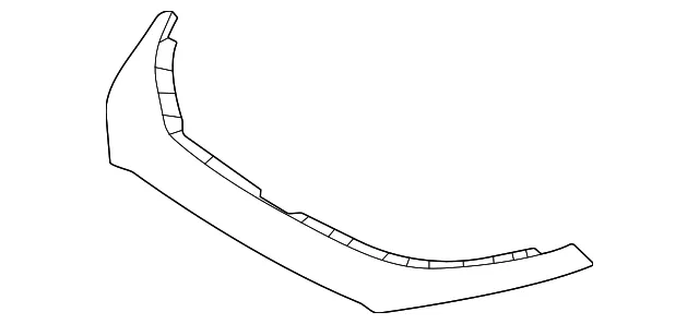 Bumper Cover Spacer Panel - Mazda (dgh9507e1a2m)