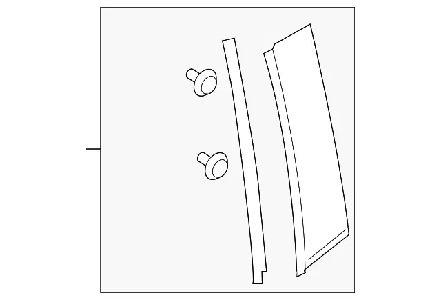 Door Applique - Mazda (dgh950m40a)
