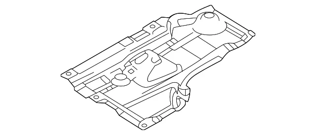 Floor Pan Splash Shield - Mazda (dgh9563p1)