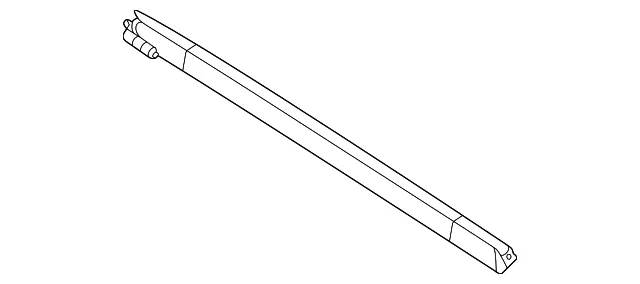 Door Window Belt Weatherstrip - Mazda (dgh958821)