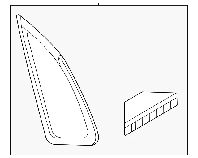 Quarter Glass - Mazda (dgh962950a)