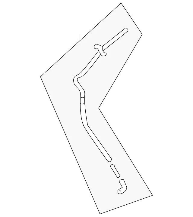 Windshield Washer Hose - Mazda (dgh9674e0)