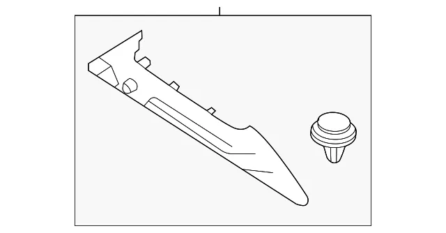 Interior Quarter Panel Trim Panel - Mazda (dgh96886zb02)