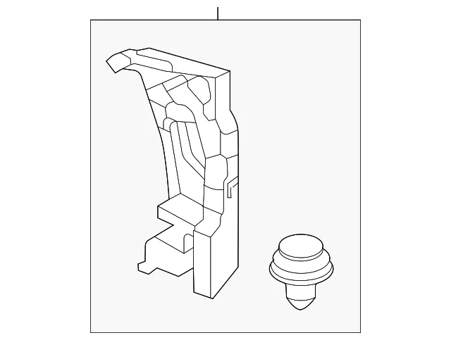 Interior Quarter Panel Trim Panel Insulator - Mazda (dgh9688rx)