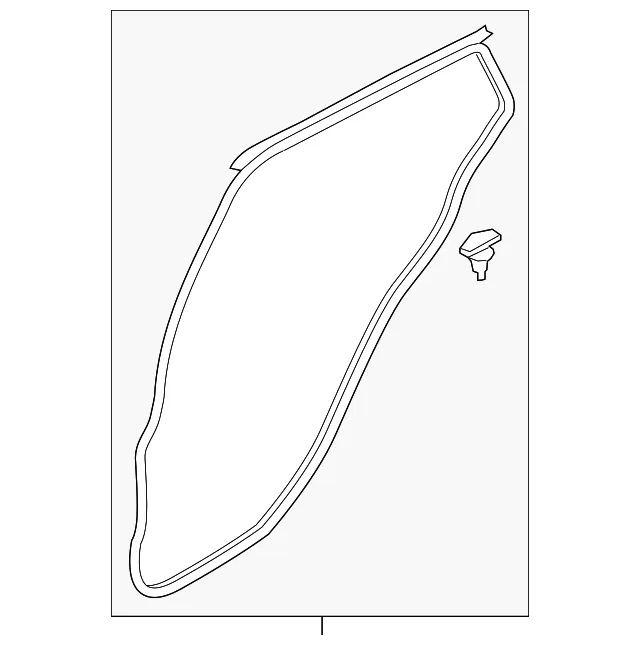 Door Weather-Strip - Mazda (dgh972760)