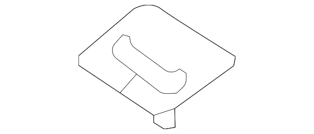 Folding Seat Latch Release Handle Bezel - Mazda (dgh98846202)