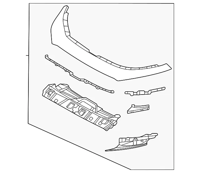 Bumper Cover Spacer Panel - Mazda (dgj1507e0d64)