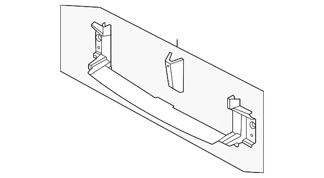 Radiator Support Air Deflector - Mazda (dgj250a20a)