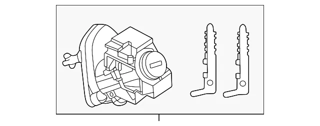 Door Lock Cylinder - Mazda (dgy176220)