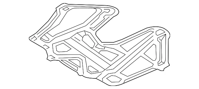 Floor Pan Splash Shield - Mazda (dh4c56393)
