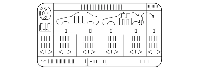 Tire Press Label - Mazda (dh4g69014a)