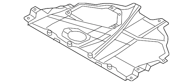 Radiator Support Splash Shield - Mazda (djjr56111)