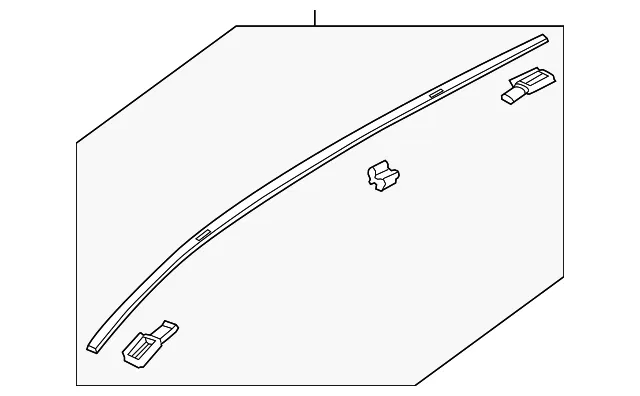 Roof Molding - Mazda (dn4e509l0)