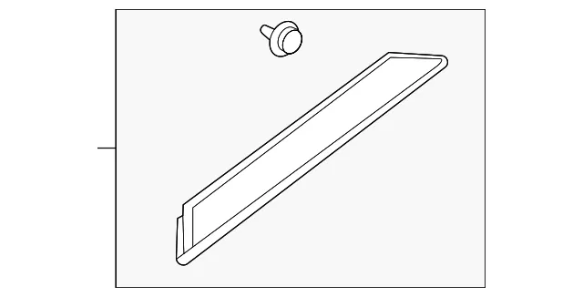 Upper Molding - Mazda (dn4e50n10b)