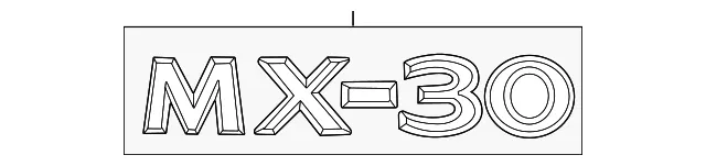 Hatch Emblem - Mazda (dn4e51720)