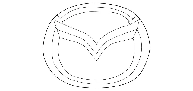 Hatch Emblem - Mazda (dn4e51731)