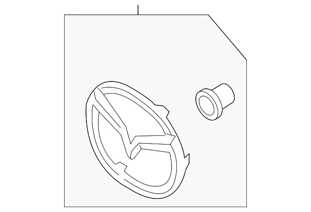 Grille Emblem - Mazda (dn4e51740)