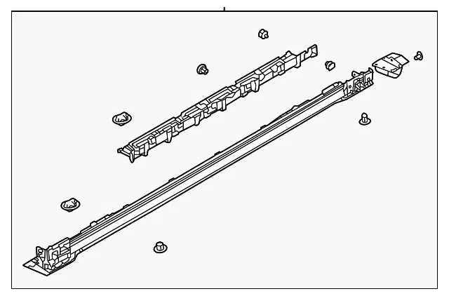 Rocker Molding - Mazda (dn4e51p50b)