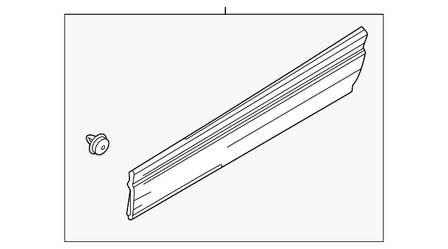 Lower Molding - Mazda (dn4e51rb0)