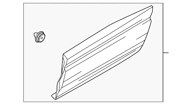 Lower Molding - Mazda (dn4e51rd0)