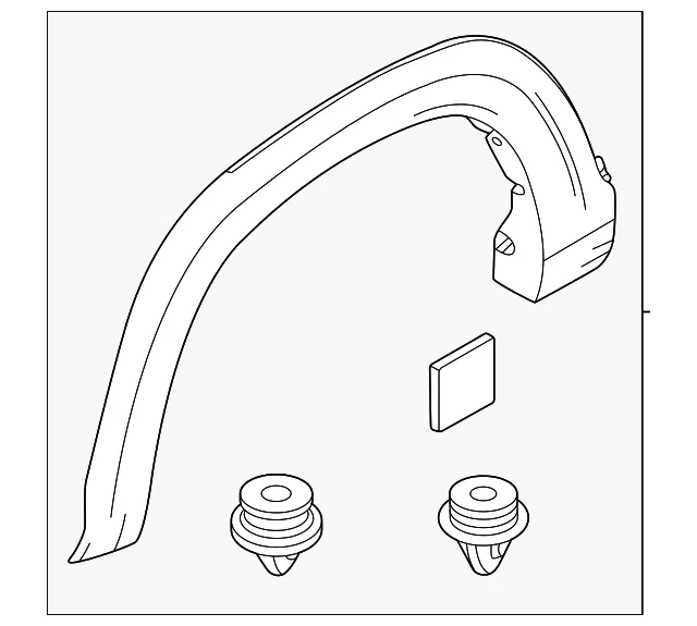 Wheel Opening Molding - Mazda (dn4e51w30c)