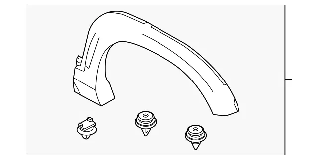 Wheel Opening Molding - Mazda (dn4e51w50a)