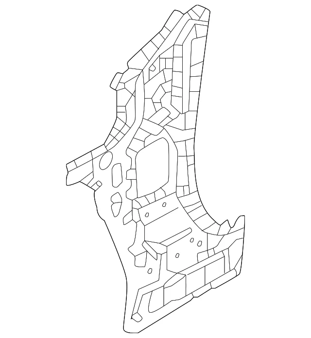 Inner Hinge Pillar - Mazda (dn4e70230)