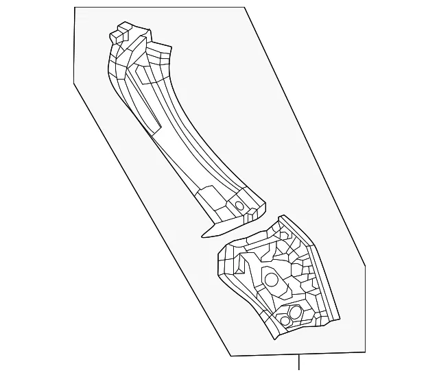 Rear Pillar - Mazda (dn4e7144xa)