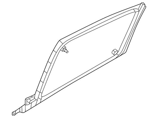 Door Glass - Mazda (dn4e72510a)