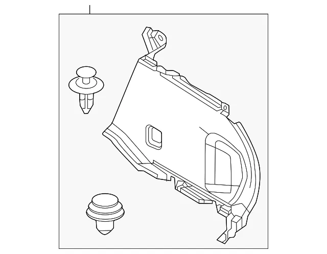 Quarter Trim Panel - Mazda (dn4j68870b02)