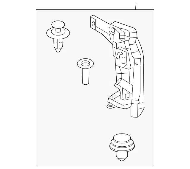 Interior Quarter Panel Trim Panel Insulator - Mazda (dn4j688rx)