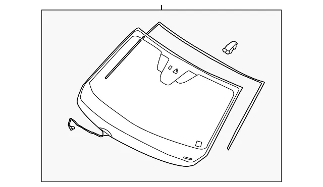 Windshield - Mazda (dn4k63900c)