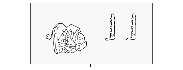 Door Lock Cylinder - Mazda (dny076220)