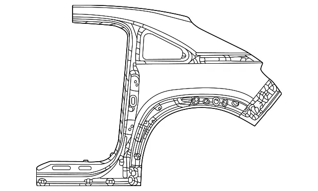 Quarter Panel - Mazda (dnye70410c)