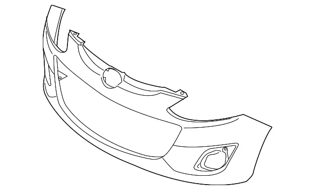Bumper Cover - Mazda (dr6150031ebb)