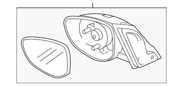 Mirror Assembly - Mazda (dr696918zb)