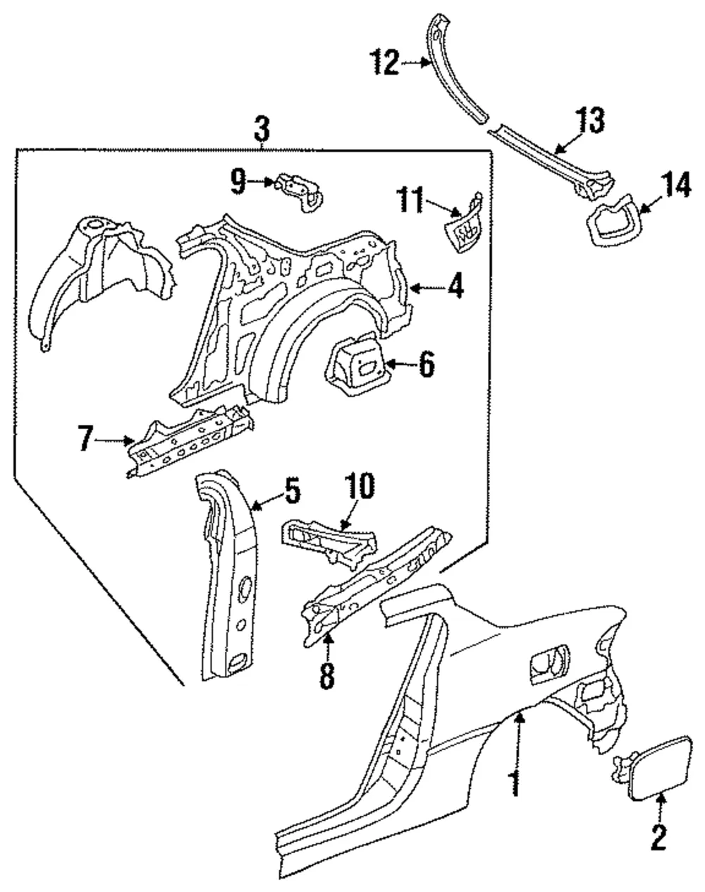 Fuel Door - Mazda (ea0142451)