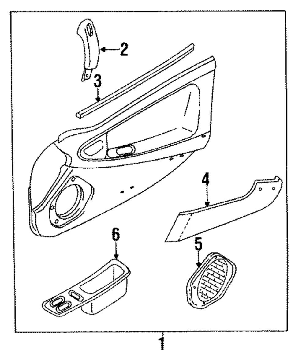 Pull Handle - Mazda (ea0168d60a00)