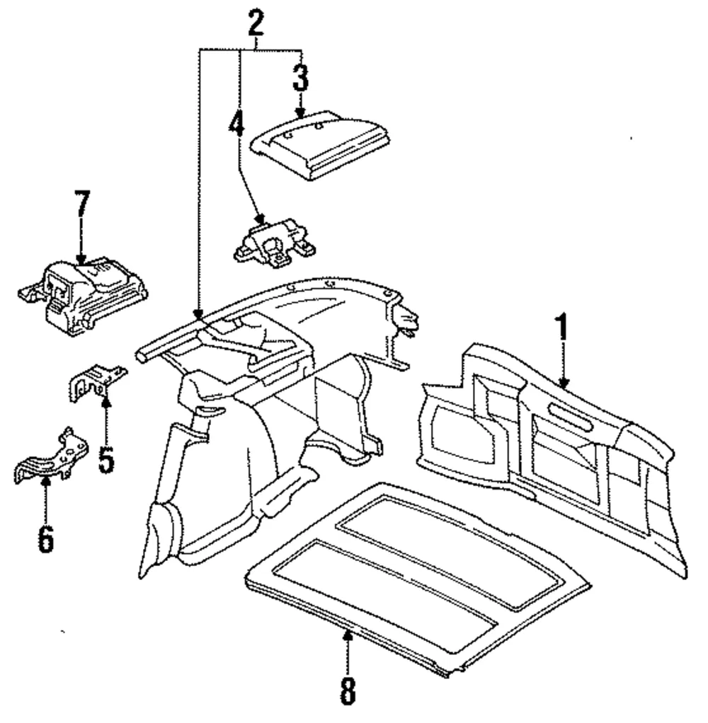 Hinge - Mazda (ea0168j27b02)