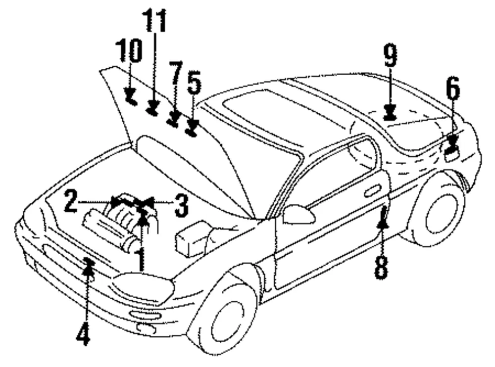 Emission Label - Mazda (ea0369036b)