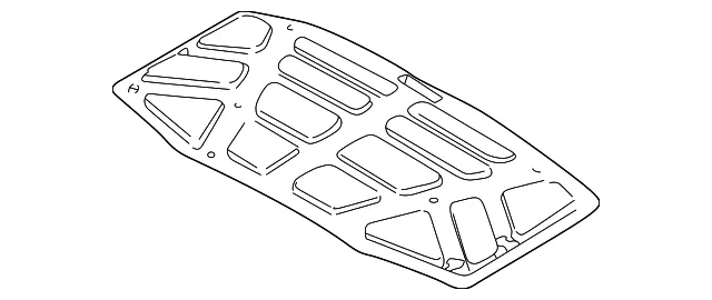 Hood Insulation Pad - Mazda (ec0156681e)