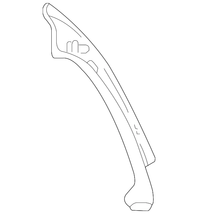 Body D-Pillar Trim Panel - Mazda (ec0168280k38)