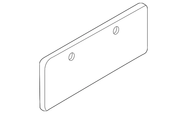 Interior Quarter Panel Trim Panel Access Cover - Mazda (ec01688x0c42)