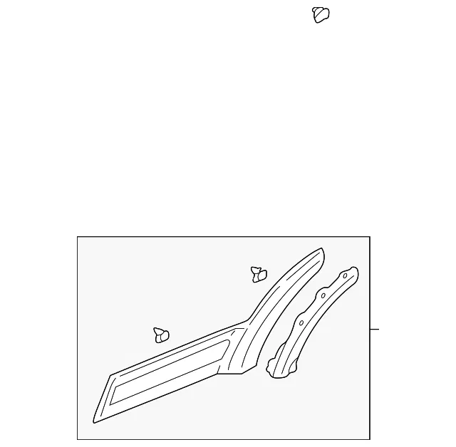 Body Side Molding - Mazda (ec0251rf0h44)