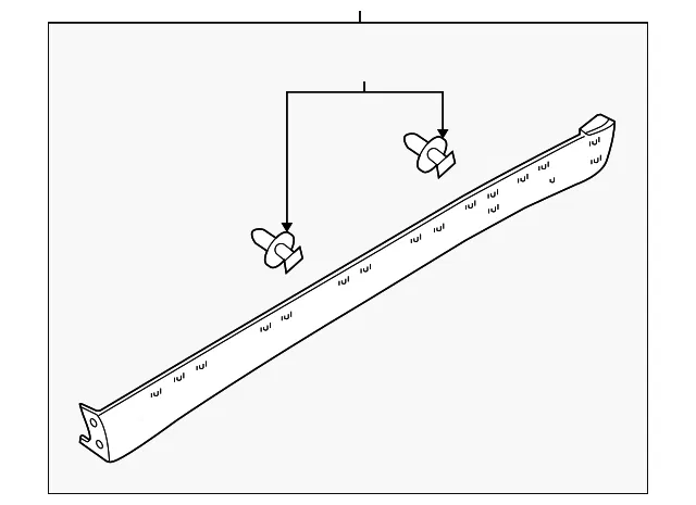 Rocker Panel Guard - Mazda (ef9151p4044)